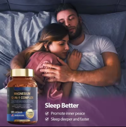 Magnesium 12-en-1 Complex – Le soutien quotidien qui accompagne votre rythme