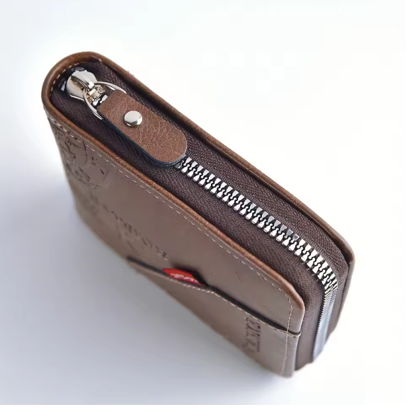 Portefeuille Homme Vintage Premium – Élégance, Sécurité & Organisation (Cote)