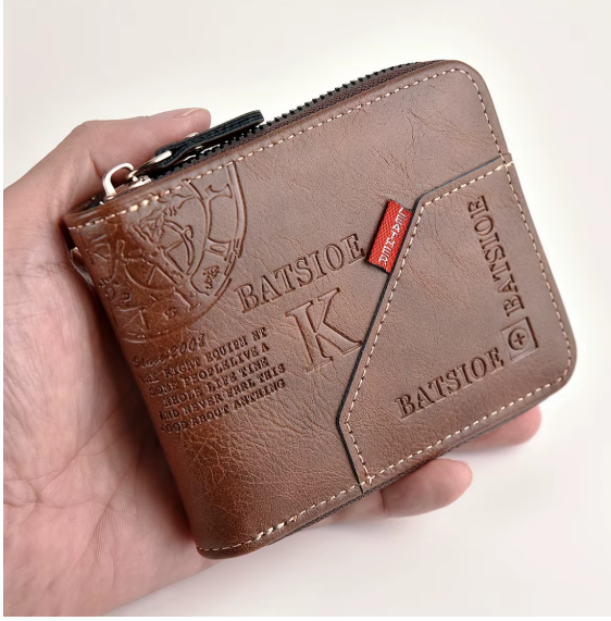 Portefeuille Homme Vintage Premium – Élégance, Sécurité & Organisation (Cote)